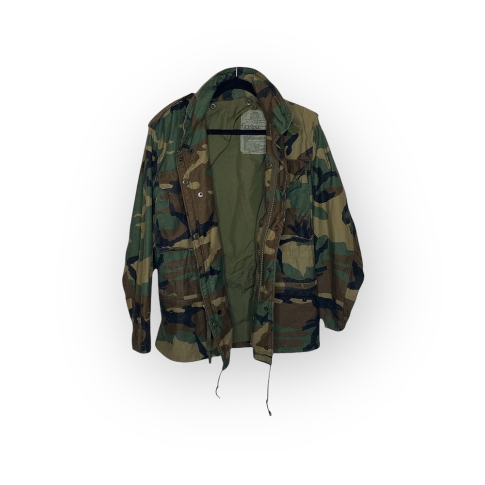 Vintage: Golden Mfg ☮︎︎ Military M65 Field Jacket ☮︎︎ Camoflague Original Issue - Picture 7 of 16